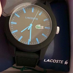 SOLD 💥Lacoste Men's  Black Blue Watch